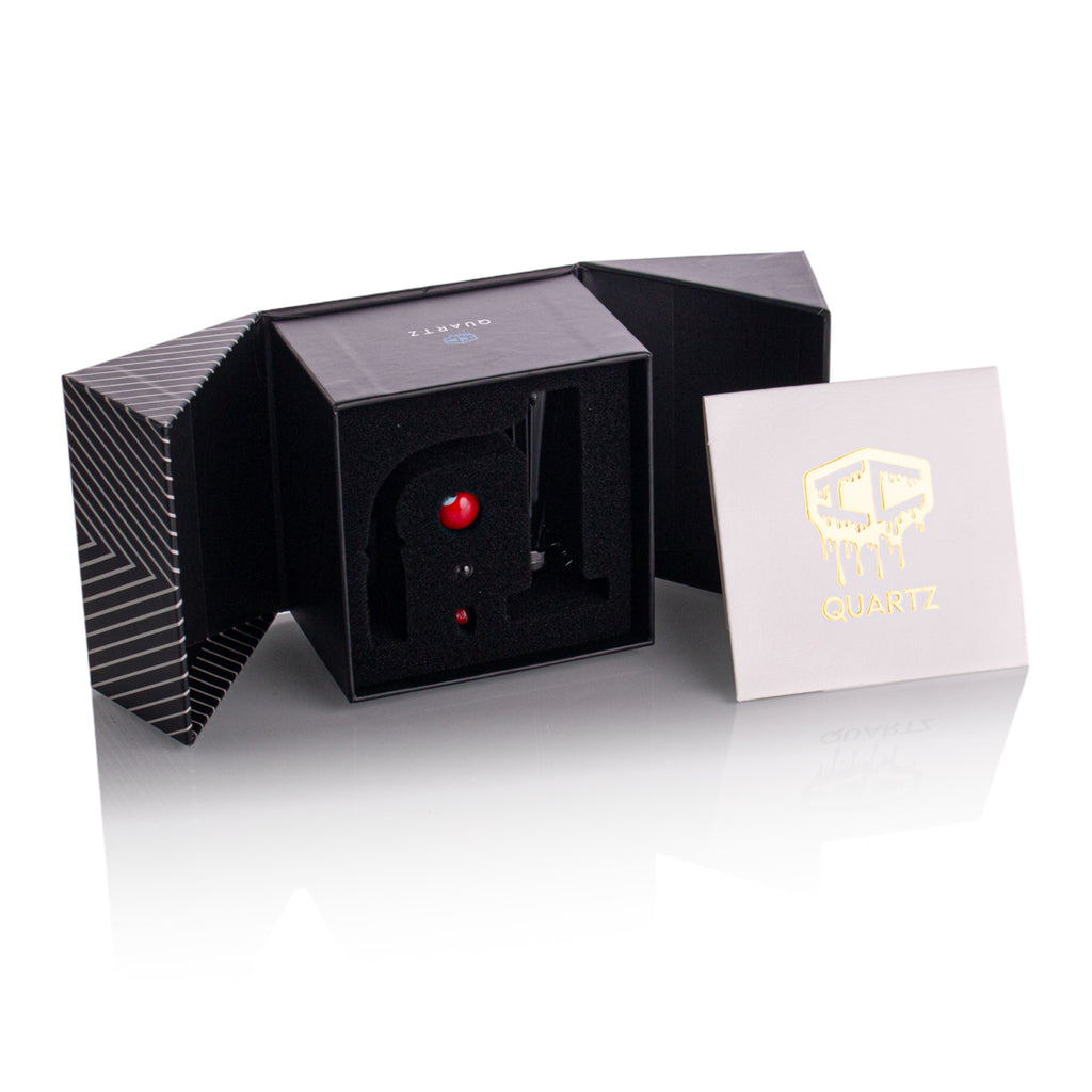 IC Quartz - Master Craft | 14mm 90° Banger | Includes Character Terp Ball & Dab Tool Holder | 5 Colors