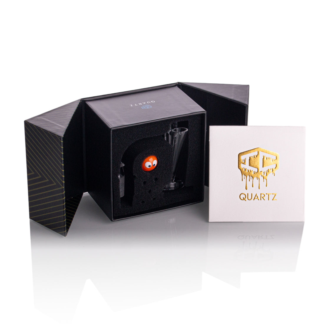 IC GLASS - INFERNO|  14mm 90D Male | Includes Character Terp Ball ,Carb cap& Dab Tool Holder|ICQ1114