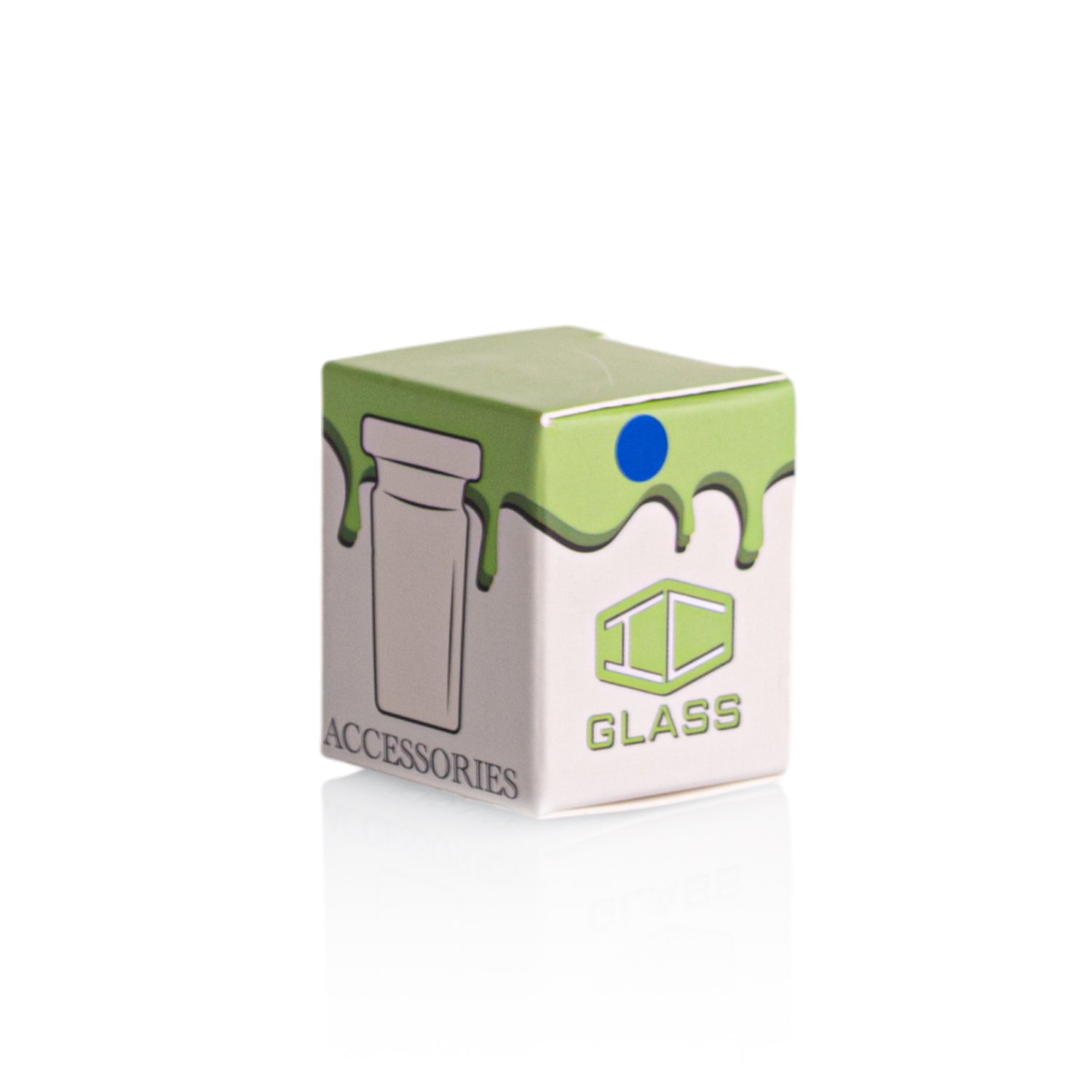 IC Glass Adapter – Glass Bong Accessories | Box of 9 in Assorted Colors