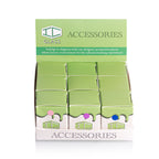 IC Glass Adapter – Glass Bong Accessories | Box of 9 in Assorted Colors