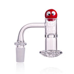 IC Glass - Variegated | 14mm 90D Quartz Banger | Includes Carb Cap, Terp Balls & Sticker | 5 Colors