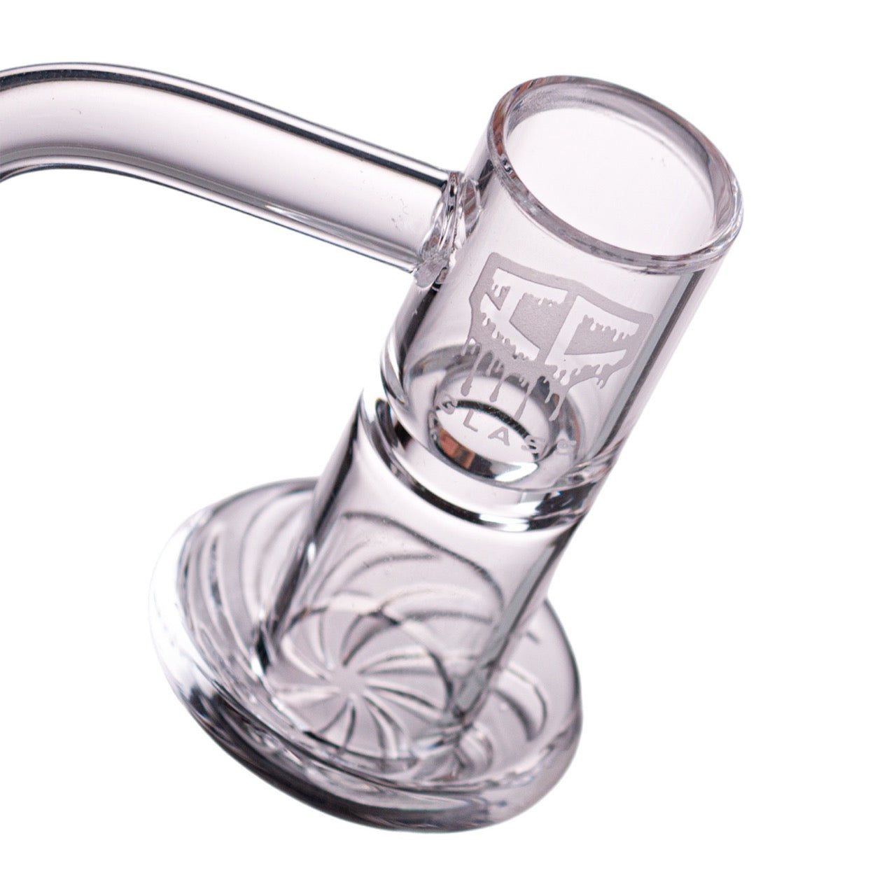 IC Glass - Variegated | 14mm 90D Quartz Banger | Includes Carb Cap, Terp Balls & Sticker | 5 Colors