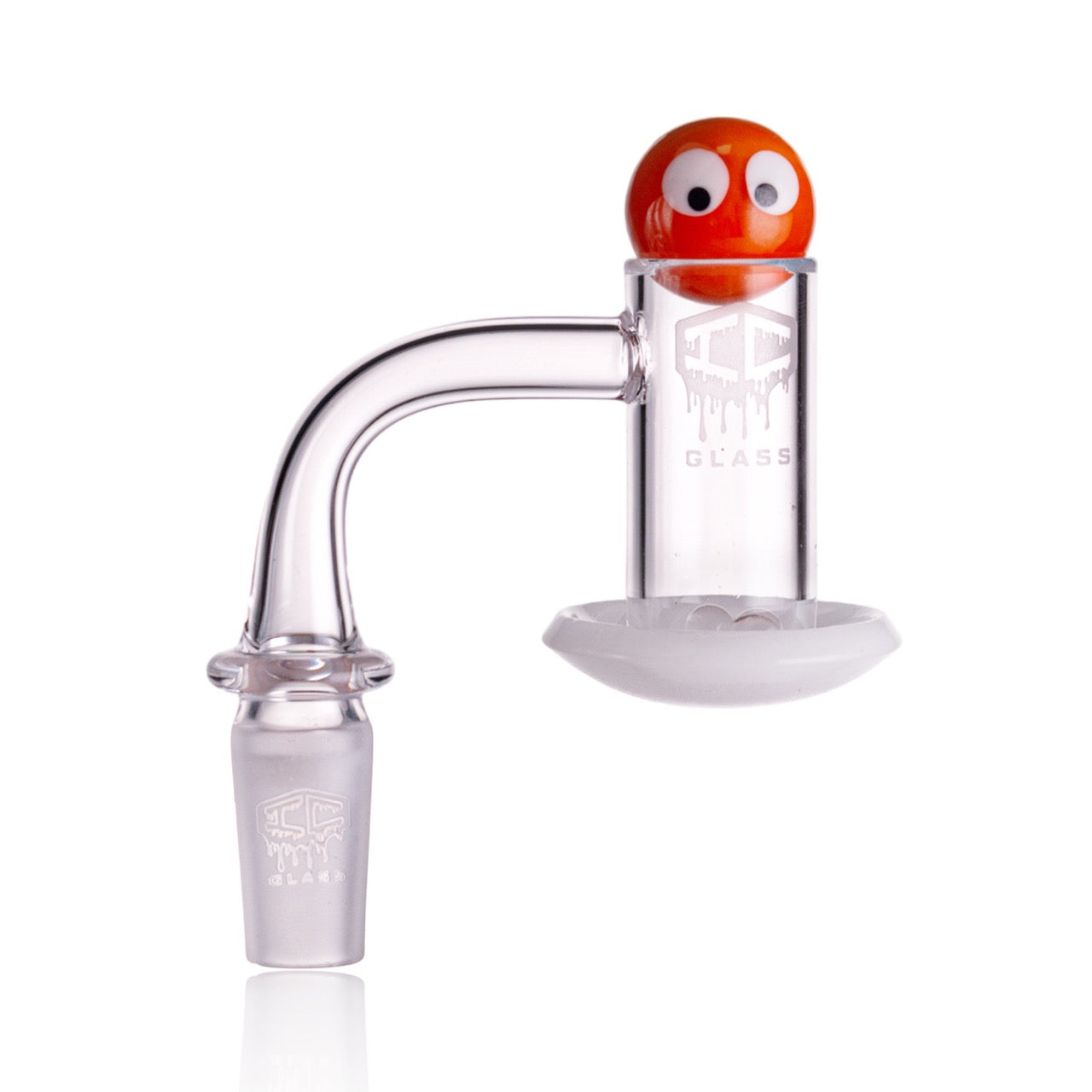 IC Glass - Carrie | 14mm 90D Quartz Banger | Includes Carb Cap, Terp Balls & Sticker | 5 Colors