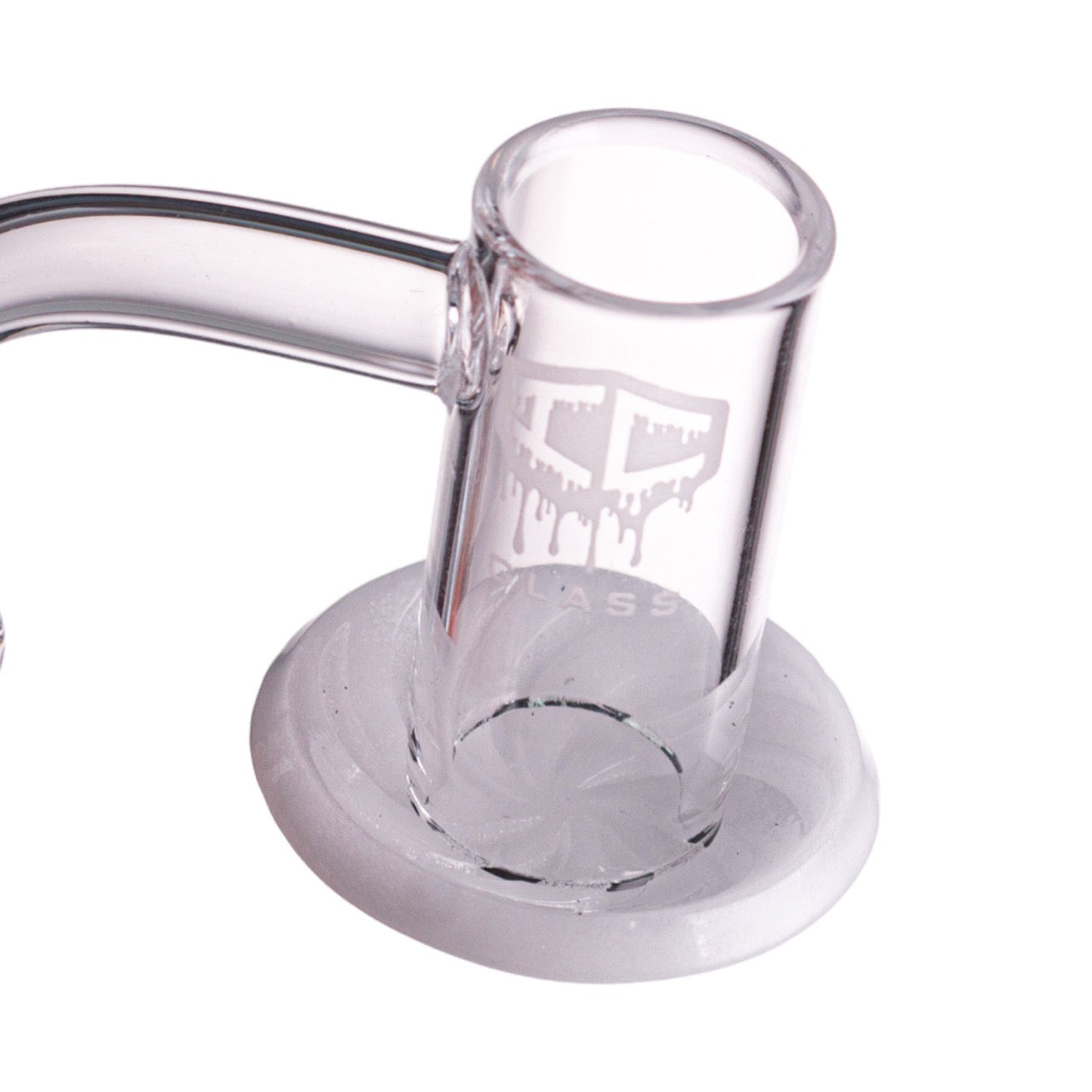 IC Glass - Carrie | 14mm 90D Quartz Banger | Includes Carb Cap, Terp Balls & Sticker | 5 Colors