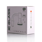 IC Glass - Fairchild | 14mm 90D Quartz Banger | Includes Carb Cap, Terp Balls & Sticker | 5 Colors