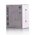 IC Glass - Agassiz | 14mm 90D Quartz Banger | Includes Carb Cap, Terp Balls & Sticker | 5 Colors