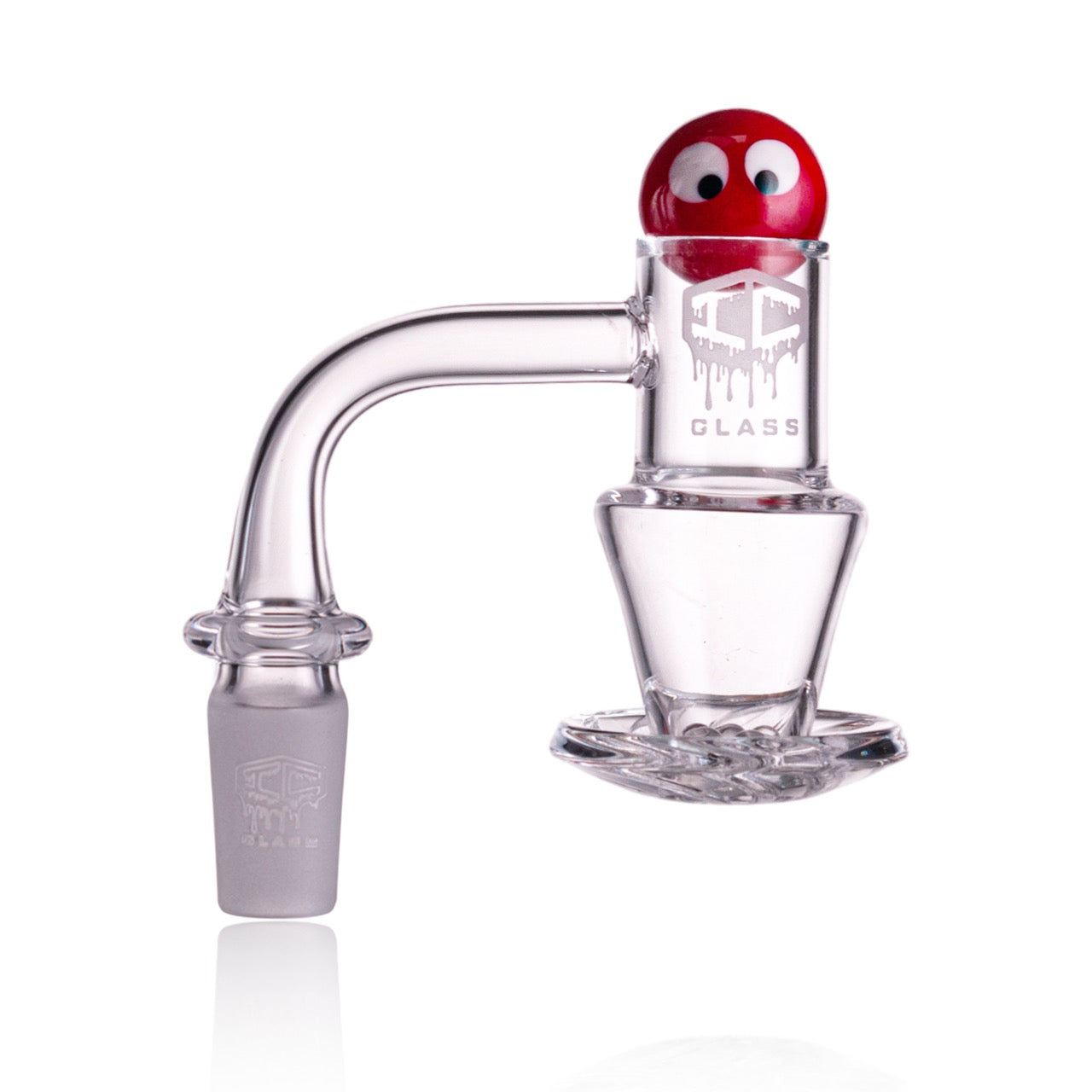 IC Glass - Agassiz | 14mm 90D Quartz Banger | Includes Carb Cap, Terp Balls & Sticker | 5 Colors