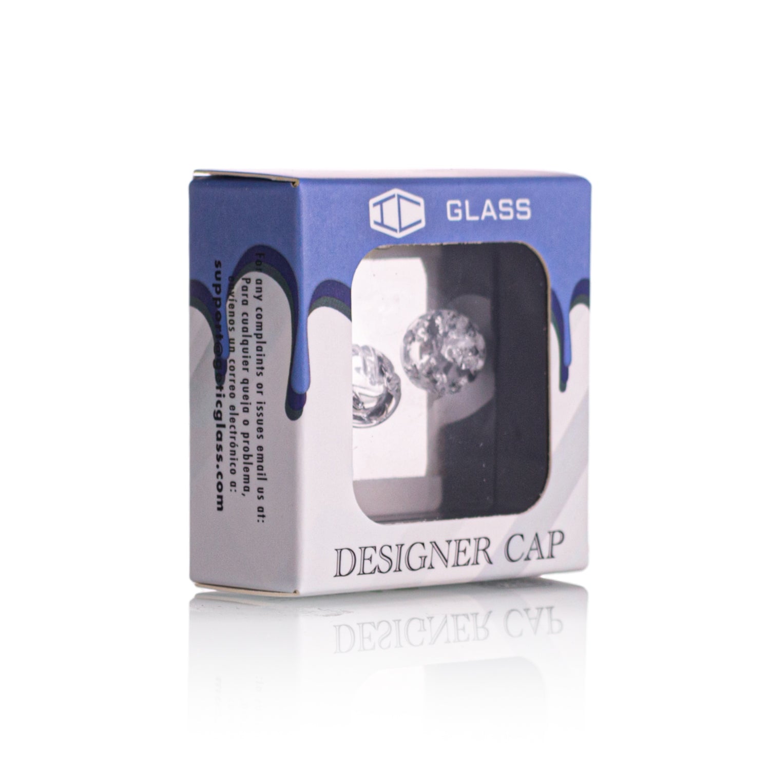 IC GLASS -Tornado & German Diffuser Designer Carb Cap| 2pc/Pack | 9Packs/Box | SINGLE UNIT |ICC1046 Secondary image