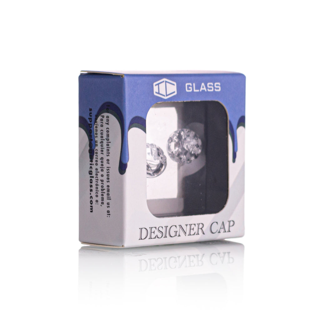 IC GLASS -Tornado & German Diffuser Designer Carb Cap| 2pc/Pack | 9Packs/Box | SINGLE UNIT |ICC1046