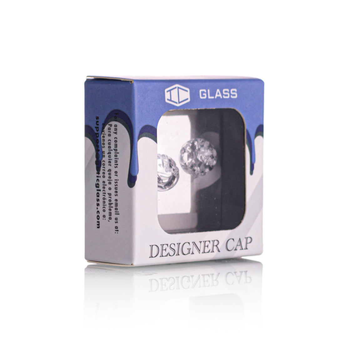 IC GLASS -Tornado & German Diffuser Designer Carb Cap| 2pc/Pack | 9Packs/Box | SINGLE UNIT |ICC1046