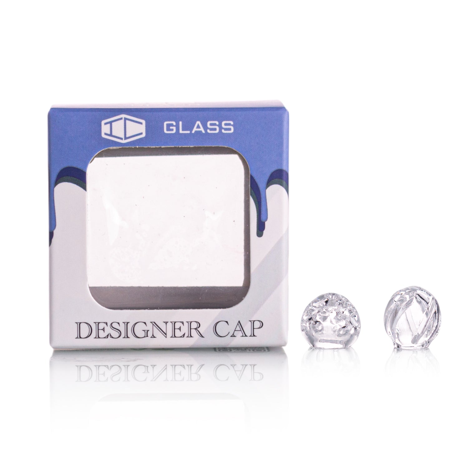 IC GLASS -Tornado & German Diffuser Designer Carb Cap| 2pc/Pack | 9Packs/Box | SINGLE UNIT |ICC1046 Main image