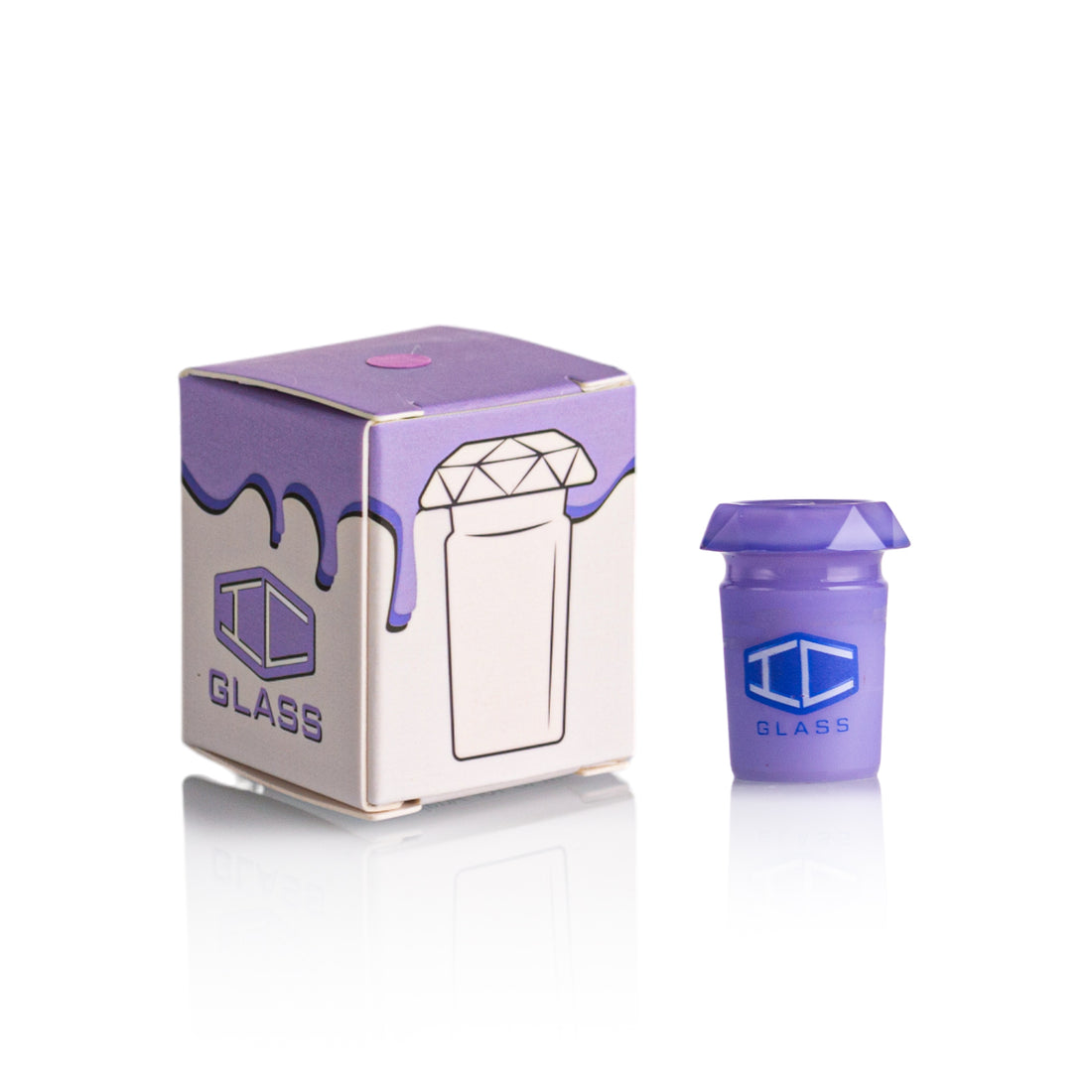 IC Glass Adapter | Box of 9 Assorted Colors – Wholesale Bong Accessories