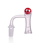 IC Glass - Peters | 14mm 90D Quartz Banger | Includes Carb Cap, Terp Balls & Sticker | 5 Colors