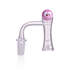 IC Glass - Peters | 14mm 90D Quartz Banger | Includes Carb Cap, Terp Balls & Sticker | 5 Colors