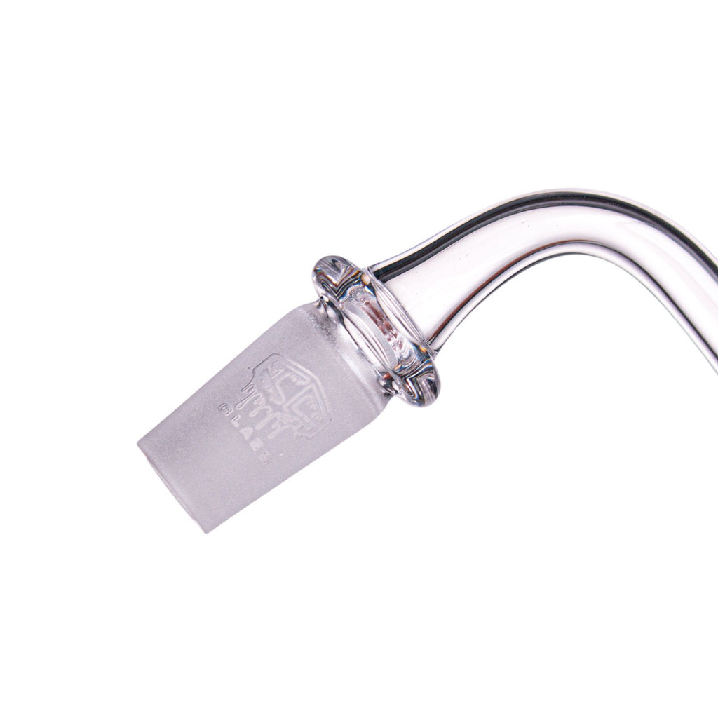 IC Glass - Peters | 14mm 90D Quartz Banger | Includes Carb Cap, Terp Balls & Sticker | 5 Colors