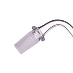 IC Glass - Peters | 14mm 90D Quartz Banger | Includes Carb Cap, Terp Balls & Sticker | 5 Colors
