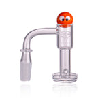 IC Glass - Flett | 14mm 90D Quartz Banger | Includes Carb Cap, Terp Balls & Sticker | 5 Colors