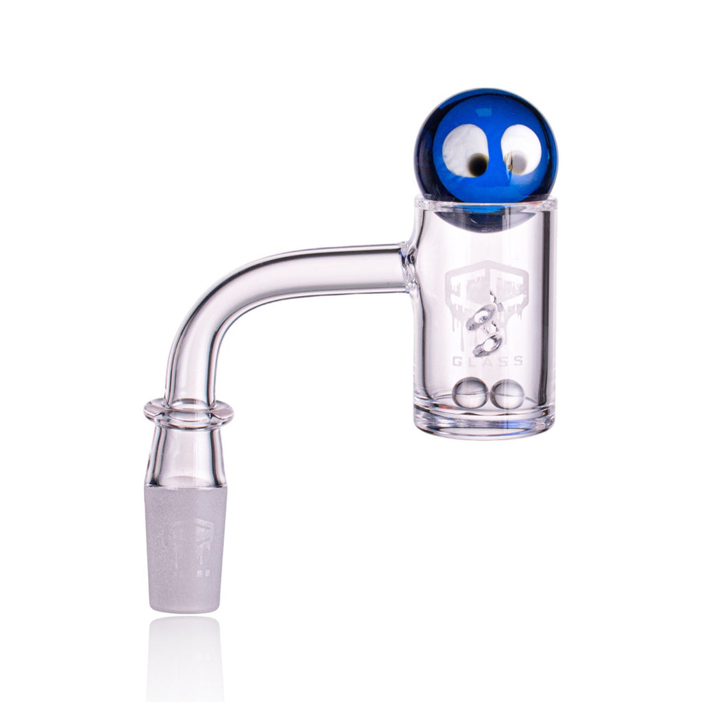 IC Glass - Hanging | 14mm 90D Quartz Banger | Includes Carb Cap, Terp Balls & Sticker | 5 Colors