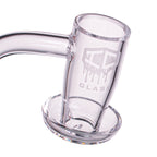 IC Glass - Herron | 14mm 90D Quartz Banger | Includes Carb Cap, Terp Balls & Sticker | 5 Colors
