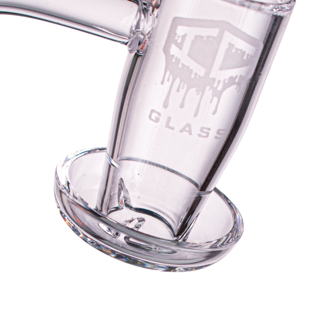 IC Glass - Herron | 14mm 90D Quartz Banger | Includes Carb Cap, Terp Balls & Sticker | 5 Colors