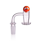 IC Glass - Herron | 14mm 90D Quartz Banger | Includes Carb Cap, Terp Balls & Sticker | 5 Colors