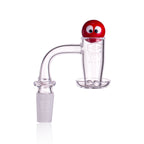 IC Glass - Herron | 14mm 90D Quartz Banger | Includes Carb Cap, Terp Balls & Sticker | 5 Colors