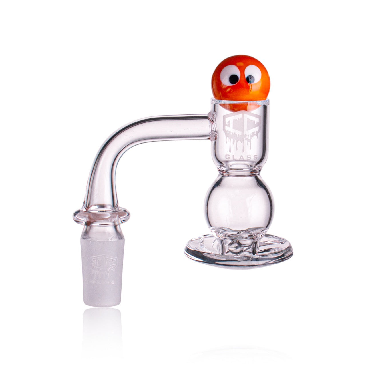 IC Glass - Ice River | 14mm 90D Quartz Banger | Includes Carb Cap, Terp Balls & Sticker | 5 Colors