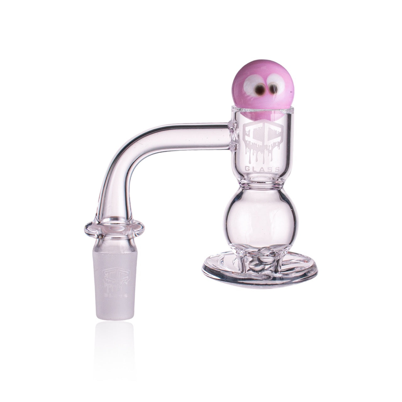 IC Glass - Ice River | 14mm 90D Quartz Banger | Includes Carb Cap, Terp Balls & Sticker | 5 Colors Secondary image