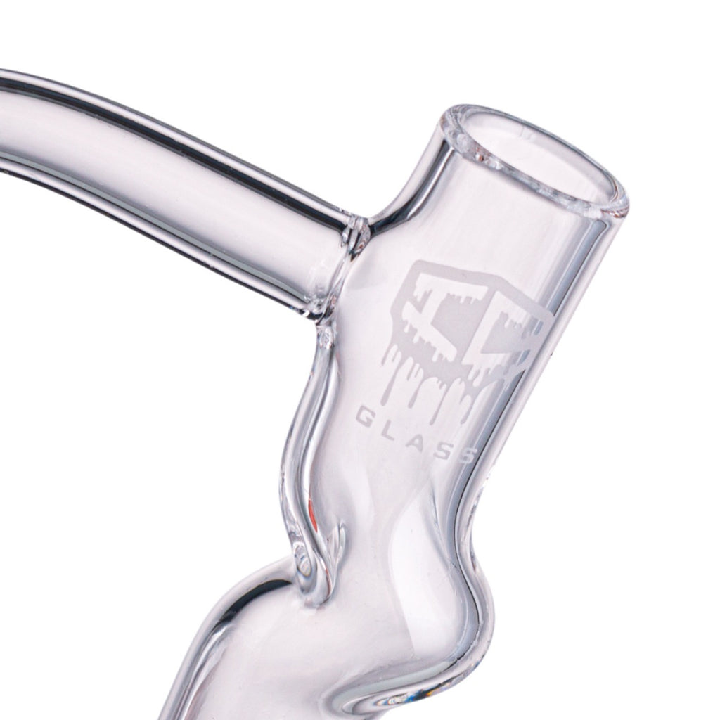 IC Glass - Columbia | 14mm 90D Quartz Banger | Includes Carb Cap, Terp Balls & Sticker | 5 Colors