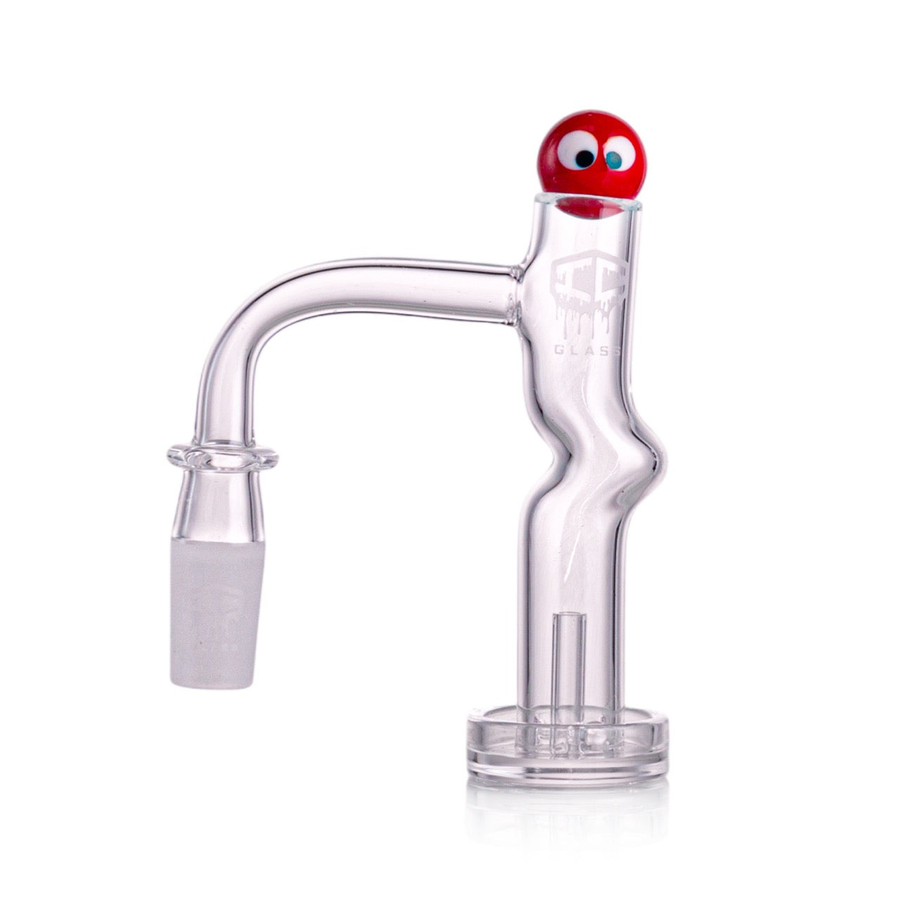 IC Glass - Columbia | 14mm 90D Quartz Banger | Includes Carb Cap, Terp Balls & Sticker | 5 Colors