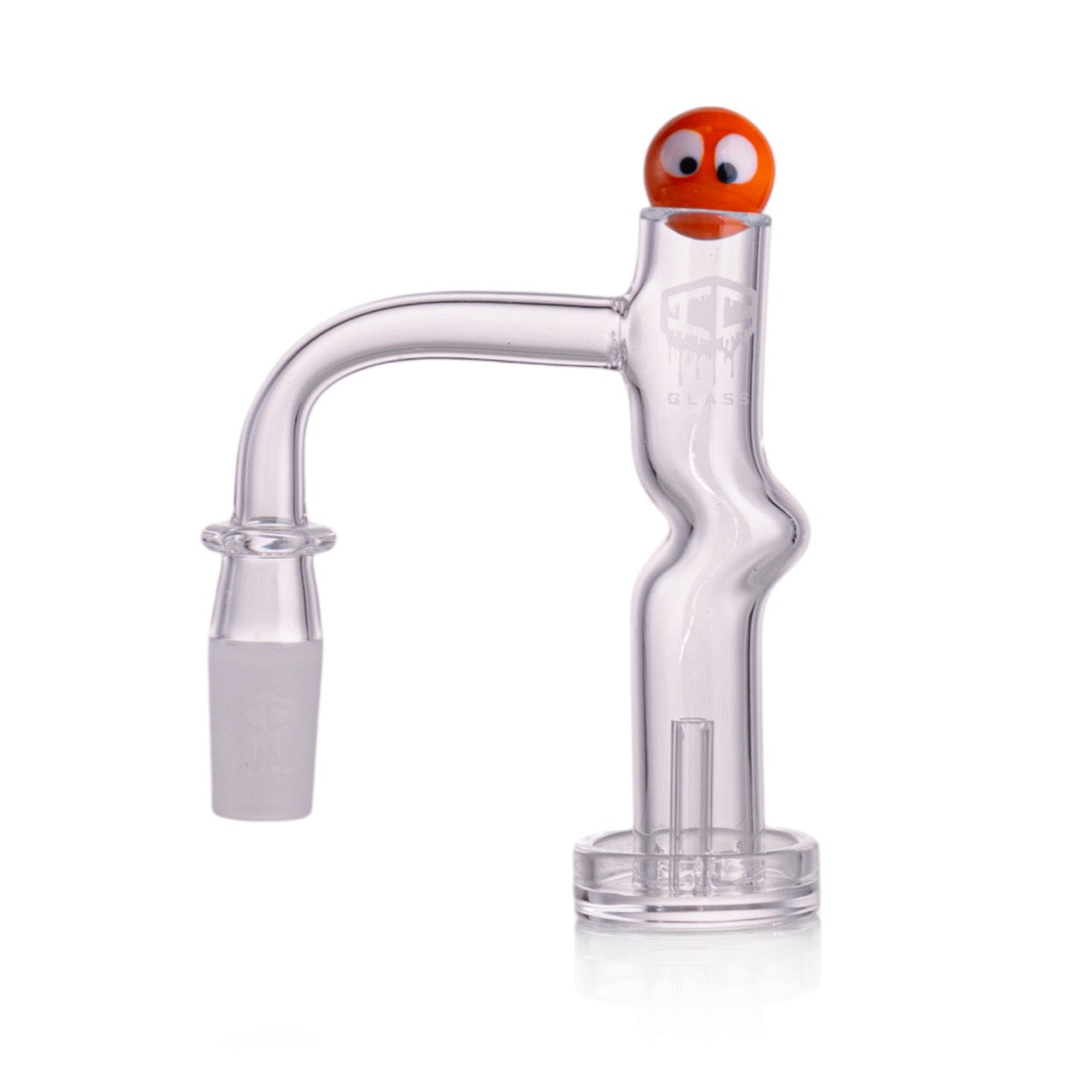 IC Glass - Columbia | 14mm 90D Quartz Banger | Includes Carb Cap, Terp Balls & Sticker | 5 Colors