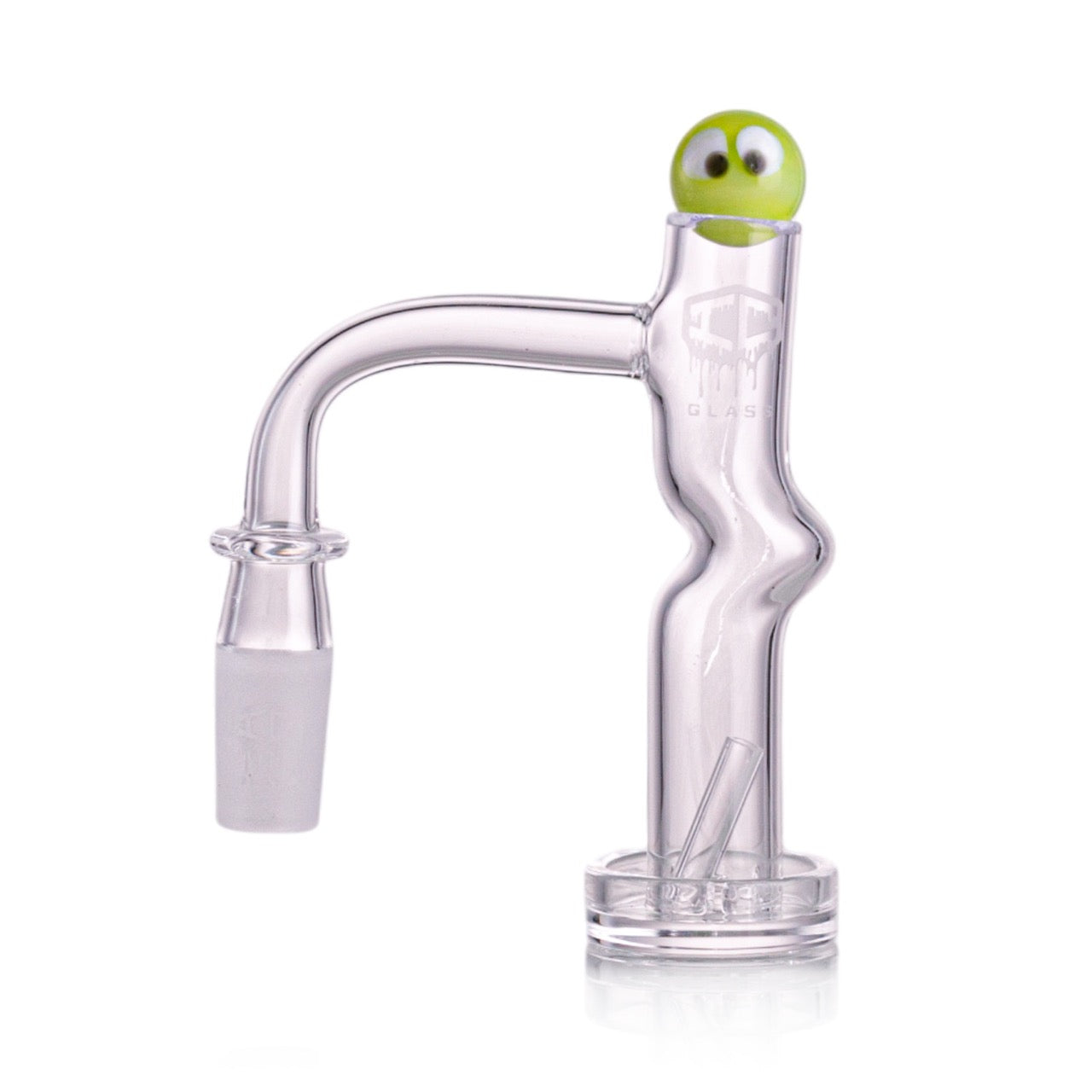 IC Glass - Columbia | 14mm 90D Quartz Banger | Includes Carb Cap, Terp Balls & Sticker | 5 Colors