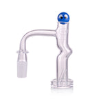 IC Glass - Columbia | 14mm 90D Quartz Banger | Includes Carb Cap, Terp Balls & Sticker | 5 Colors