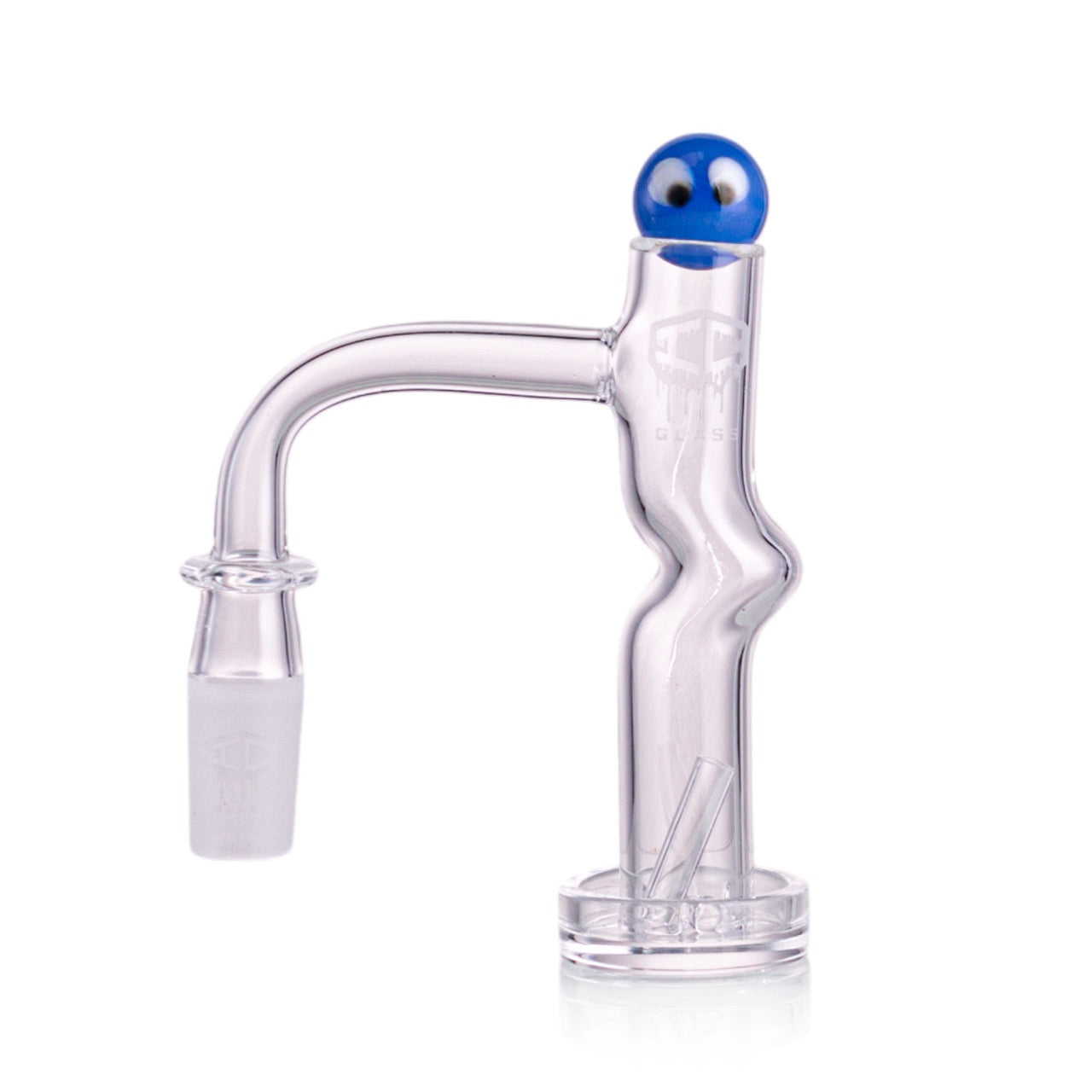 IC Glass - Columbia | 14mm 90D Quartz Banger | Includes Carb Cap, Terp Balls & Sticker | 5 Colors