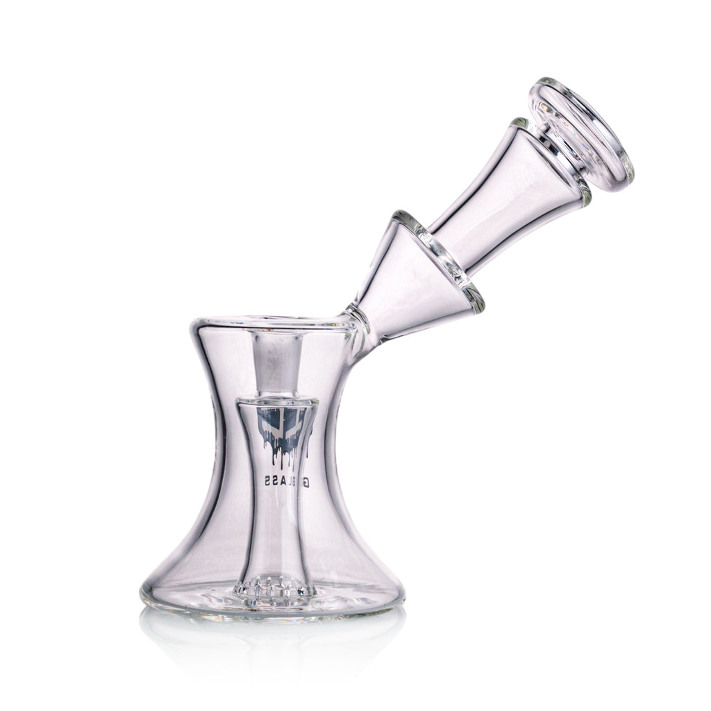IC Glass - New & Big Flowing Fantasy | 8.3 Inch | 14MM | Long Neck Banger Included