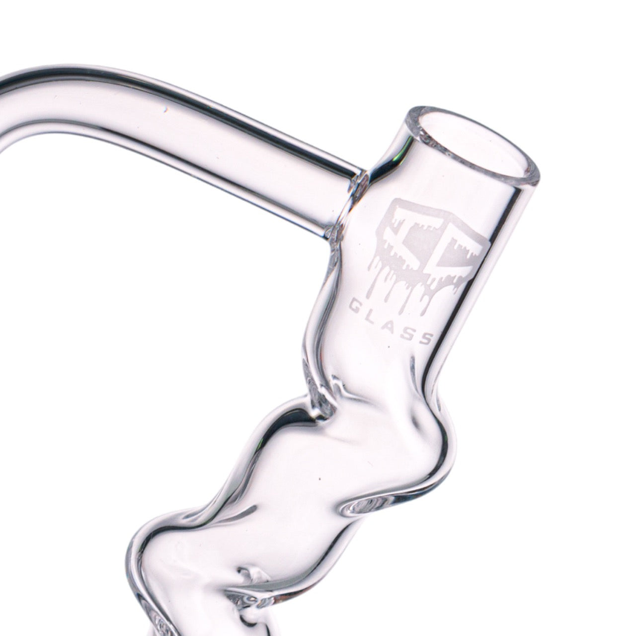 IC Glass - Emmons | 14mm 90D Quartz Banger | Includes Carb Cap, Terp Balls & Sticker | 5 Colors