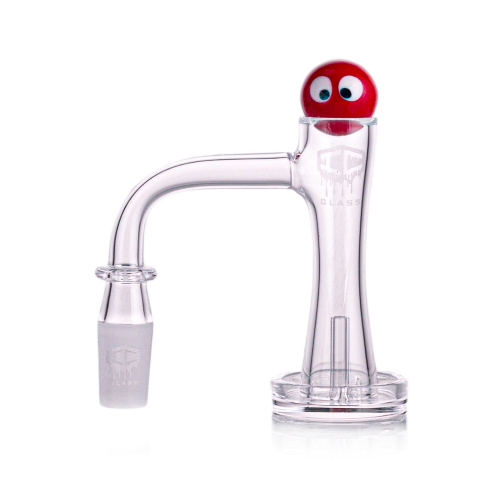 IC Glass - Queets | 14mm 90D Quartz Banger | Includes Carb Cap, Terp Balls & Sticker | 6 Colors