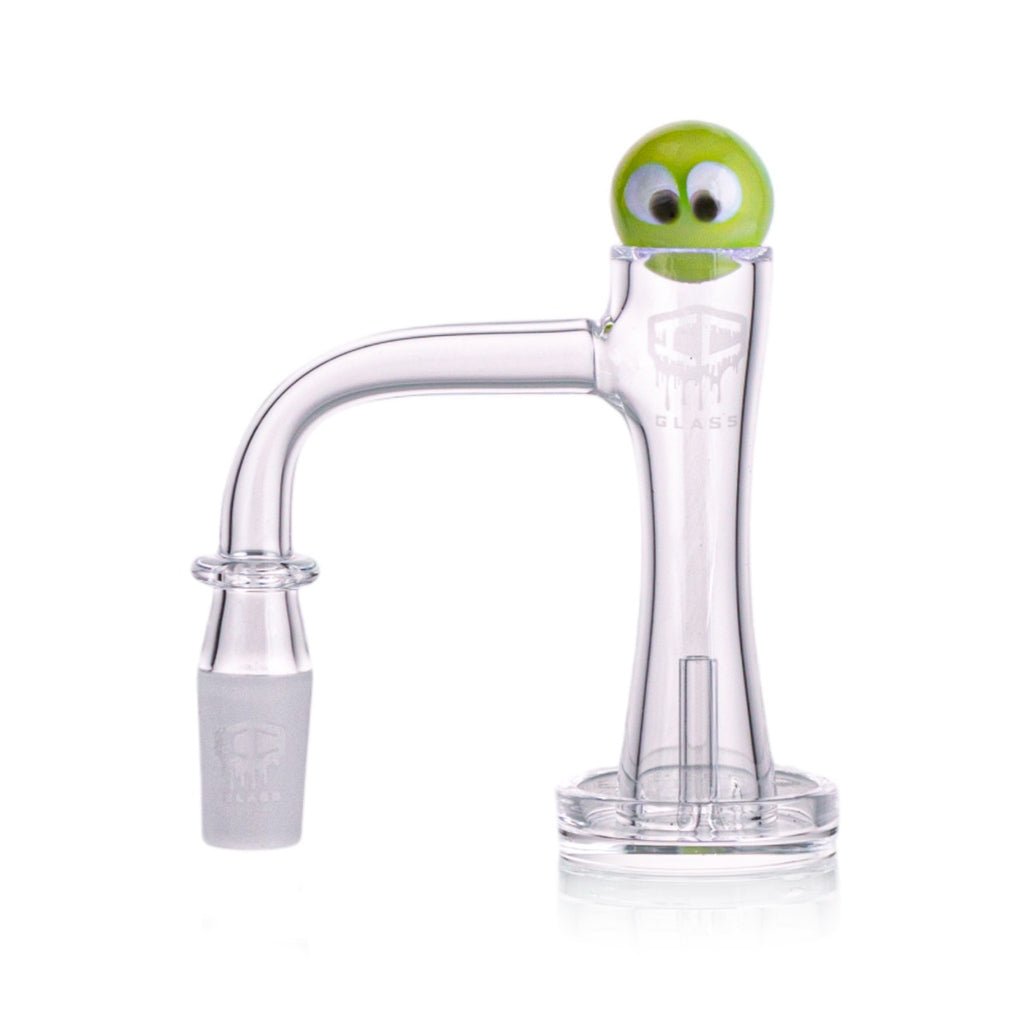 IC Glass - Queets | 14mm 90D Quartz Banger | Includes Carb Cap, Terp Balls & Sticker | 6 Colors