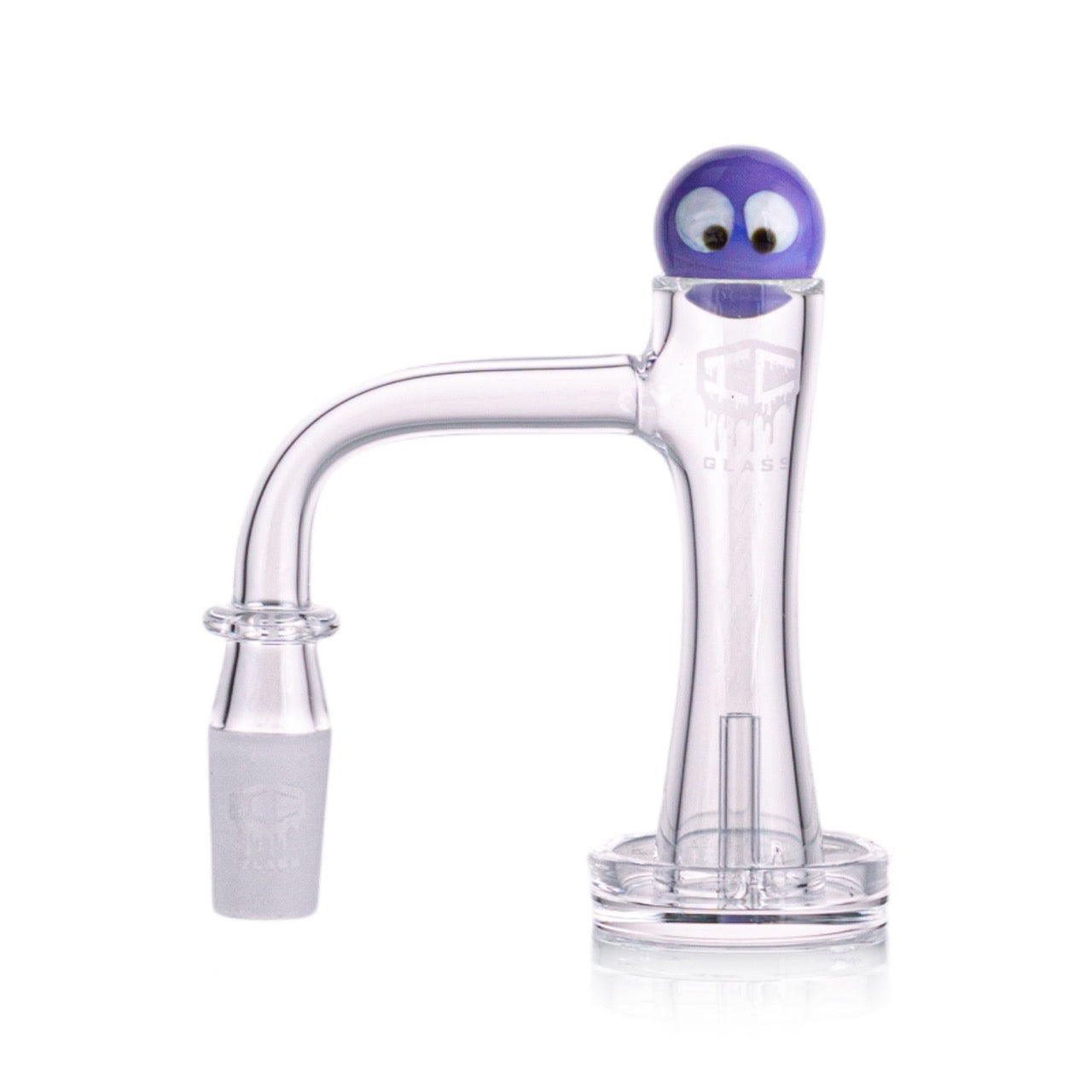 IC Glass - Queets | 14mm 90D Quartz Banger | Includes Carb Cap, Terp Balls & Sticker | 6 Colors