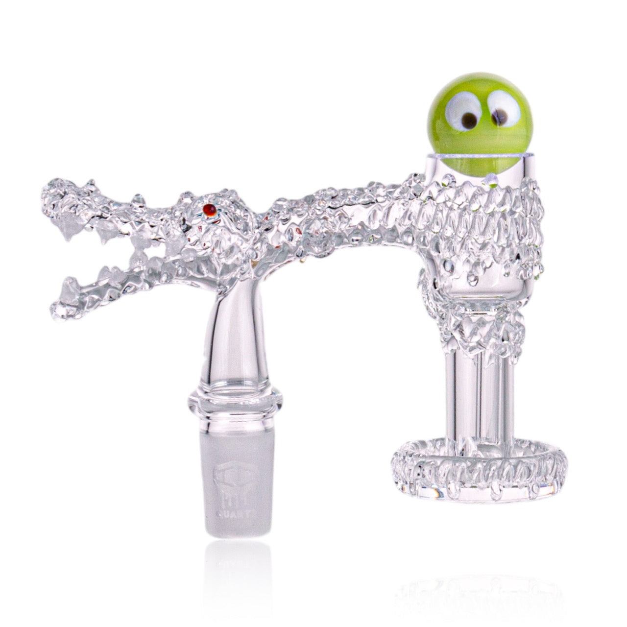 IC Glass - Luminous-E | 14mm Male 90° Premium Design 99.9% Quartz Banger (ICQ1120E)