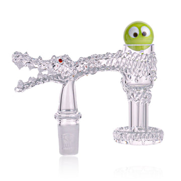 IC Glass - Luminous-E | 14mm Male 90° Premium Design 99.9% Quartz Banger (ICQ1120E)