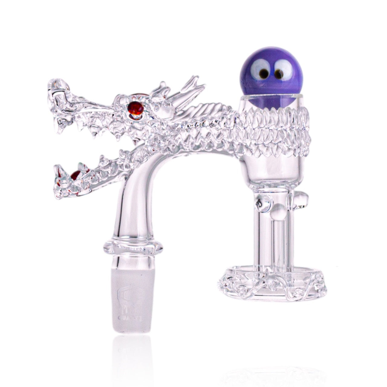 IC Quartz - Luminous-D | 14mm 90° |  99.9% Pure Banger  | Includes Carb Cap, Terp balls | 5 Colors