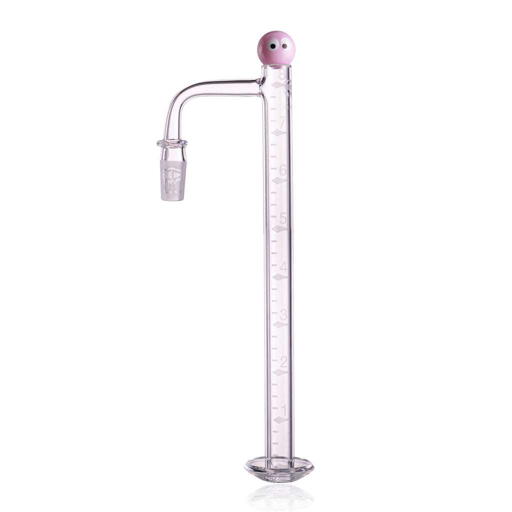 IC Glass - Challenge | 8-Inch Long with Cleaning Brush | 14mm 90D Quartz Banger | 6 Colors
