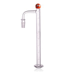 IC Glass - Challenge| 8-Inch Long with Cleaning Brush | 10mm 90° Quartz Banger | 6 Colors