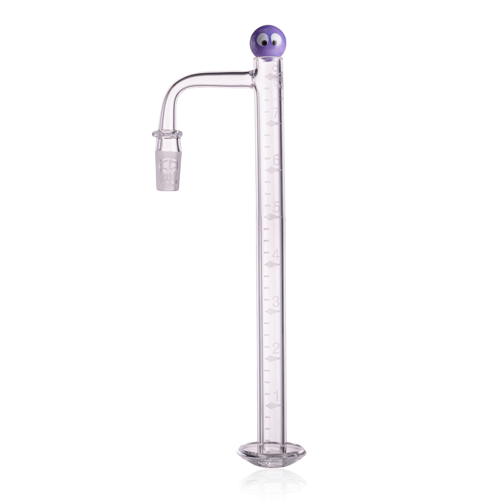 IC Glass - Challenge| 8-Inch Long with Cleaning Brush | 10mm 90° Quartz Banger | 6 Colors