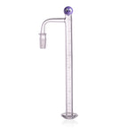 IC Glass - Challenge| 8-Inch Long with Cleaning Brush | 10mm 90° Quartz Banger | 6 Colors