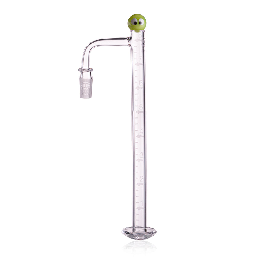 IC Glass - Challenge| 8-Inch Long with Cleaning Brush | 10mm 90° Quartz Banger | 6 Colors