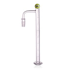 IC Glass - Challenge| 8-Inch Long with Cleaning Brush | 10mm 90° Quartz Banger | 6 Colors