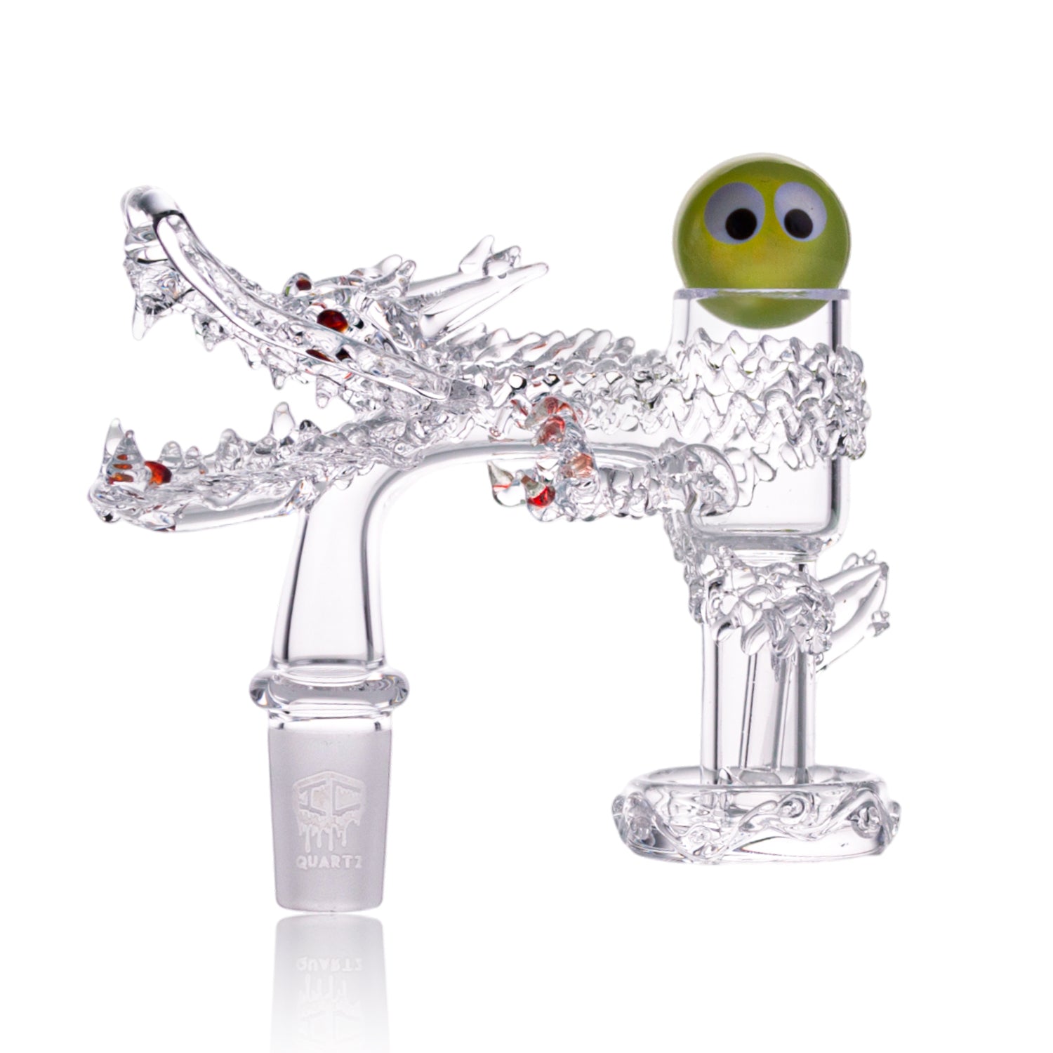 IC Quartz - Luminous-A Premium Design | 14mm 90° Banger | Includes Carb Cap, Terp balls