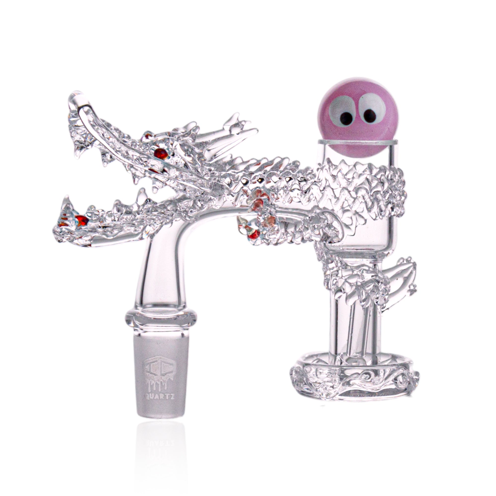 IC Quartz - Luminous-A Premium Design | 14mm 90° Banger | Includes Carb Cap, Terp balls